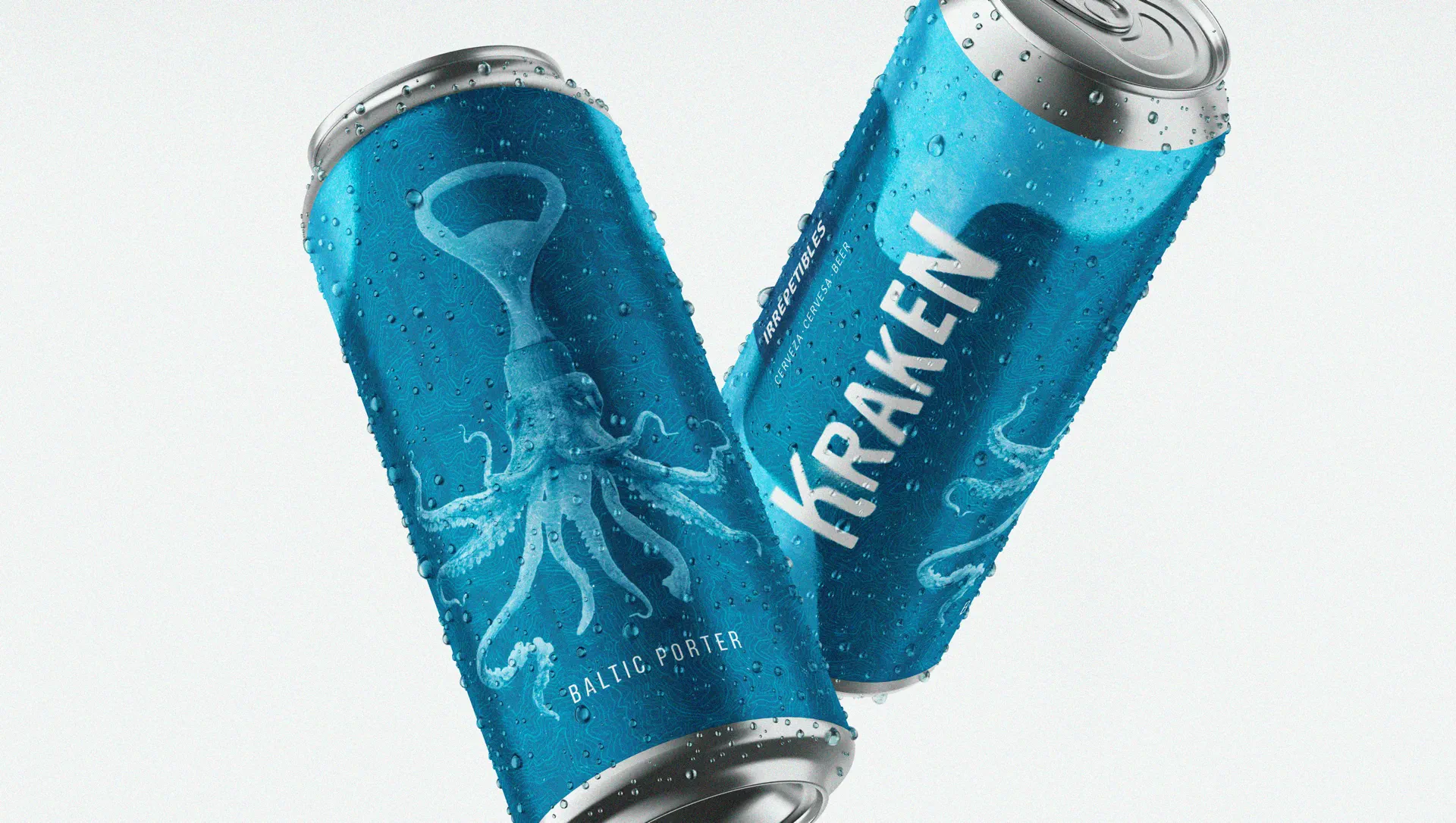 Disseny d'etiqueta de cervesa artesana Leviatan per a Cerveses Althaia